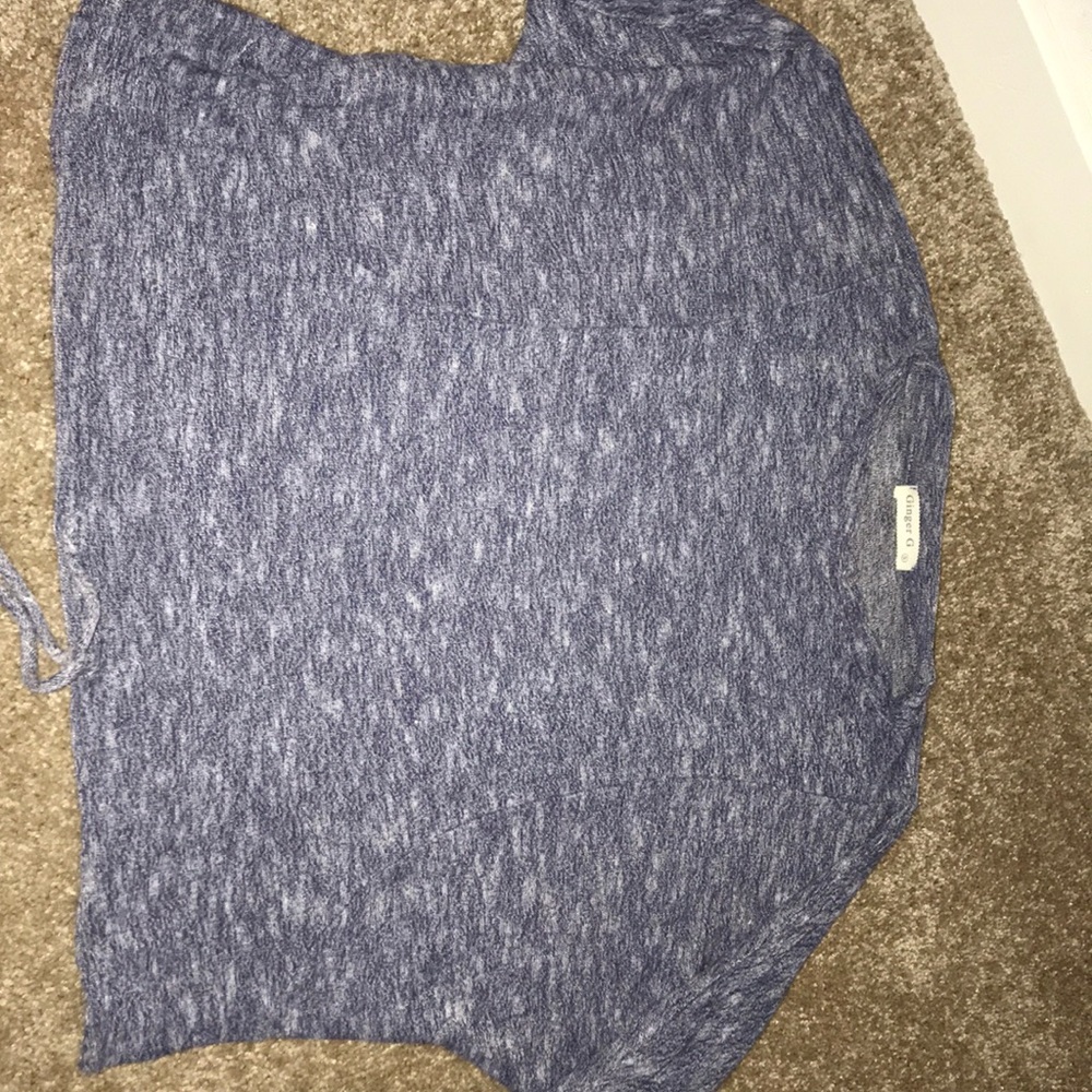 Ginger G Blue Extremely Soft Sweater